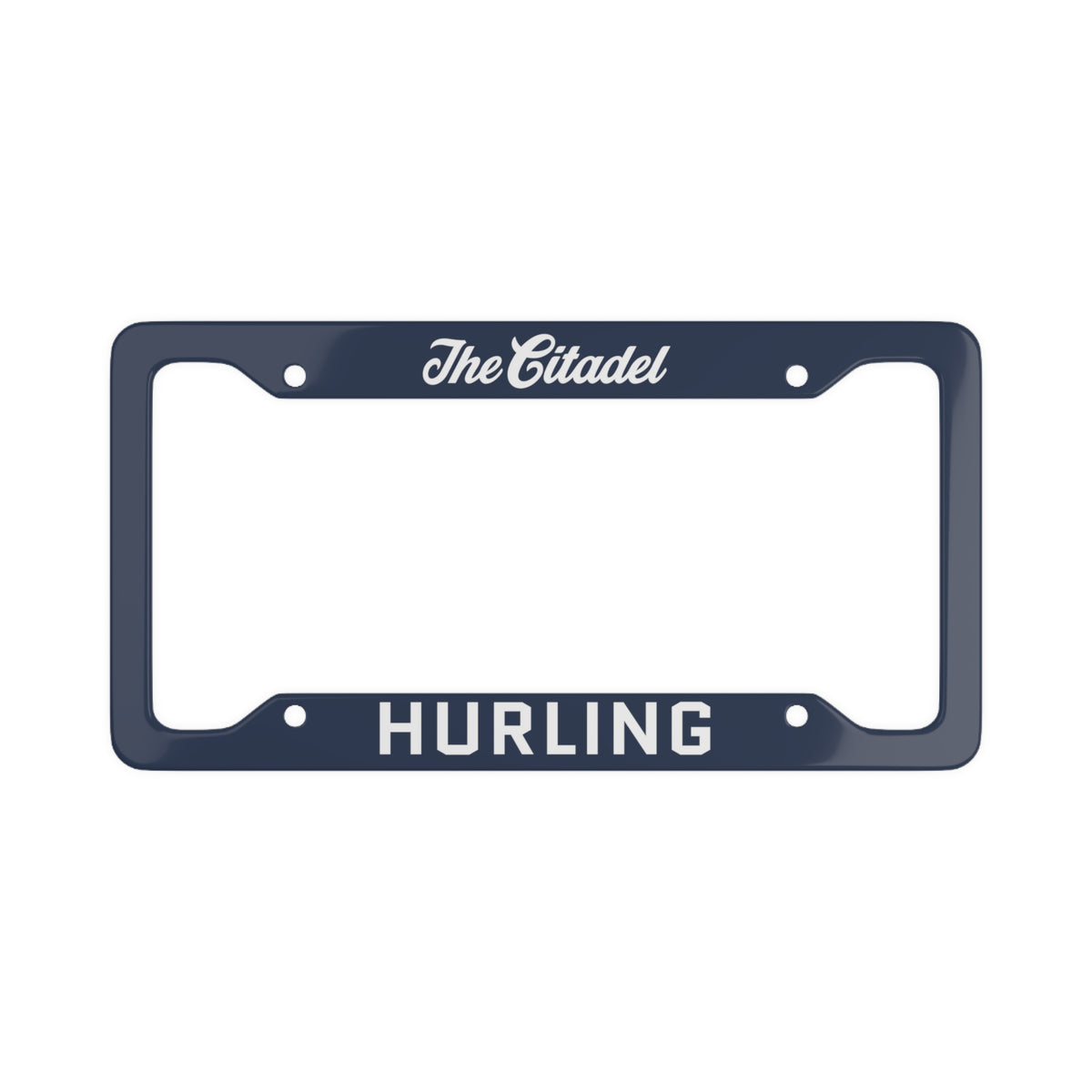 The Citadel, Word Mark, Club Sports, Hurling License Plate Frame