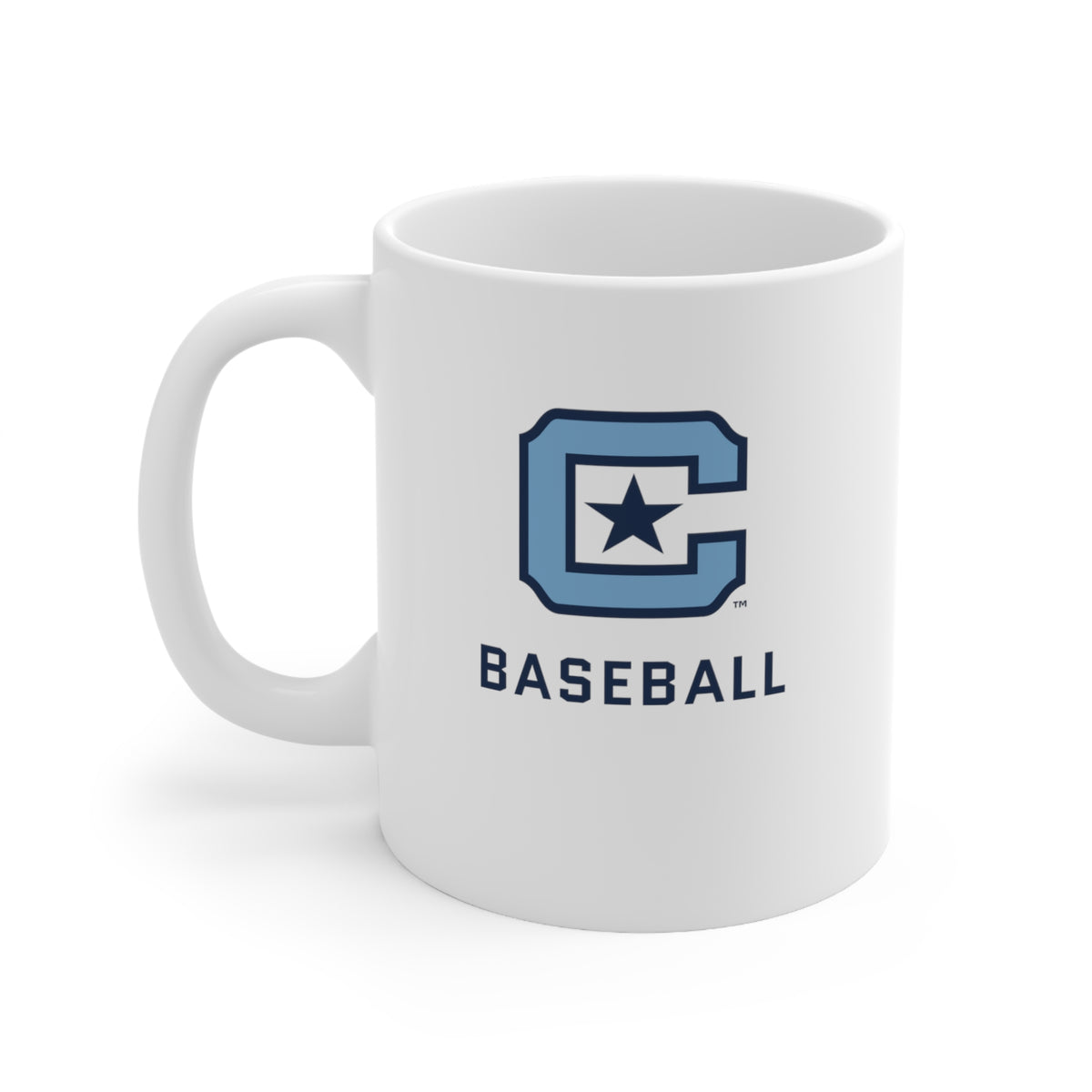 The Citadel Block C Logo, Sports Baseball, Ceramic Coffee Mug 11oz