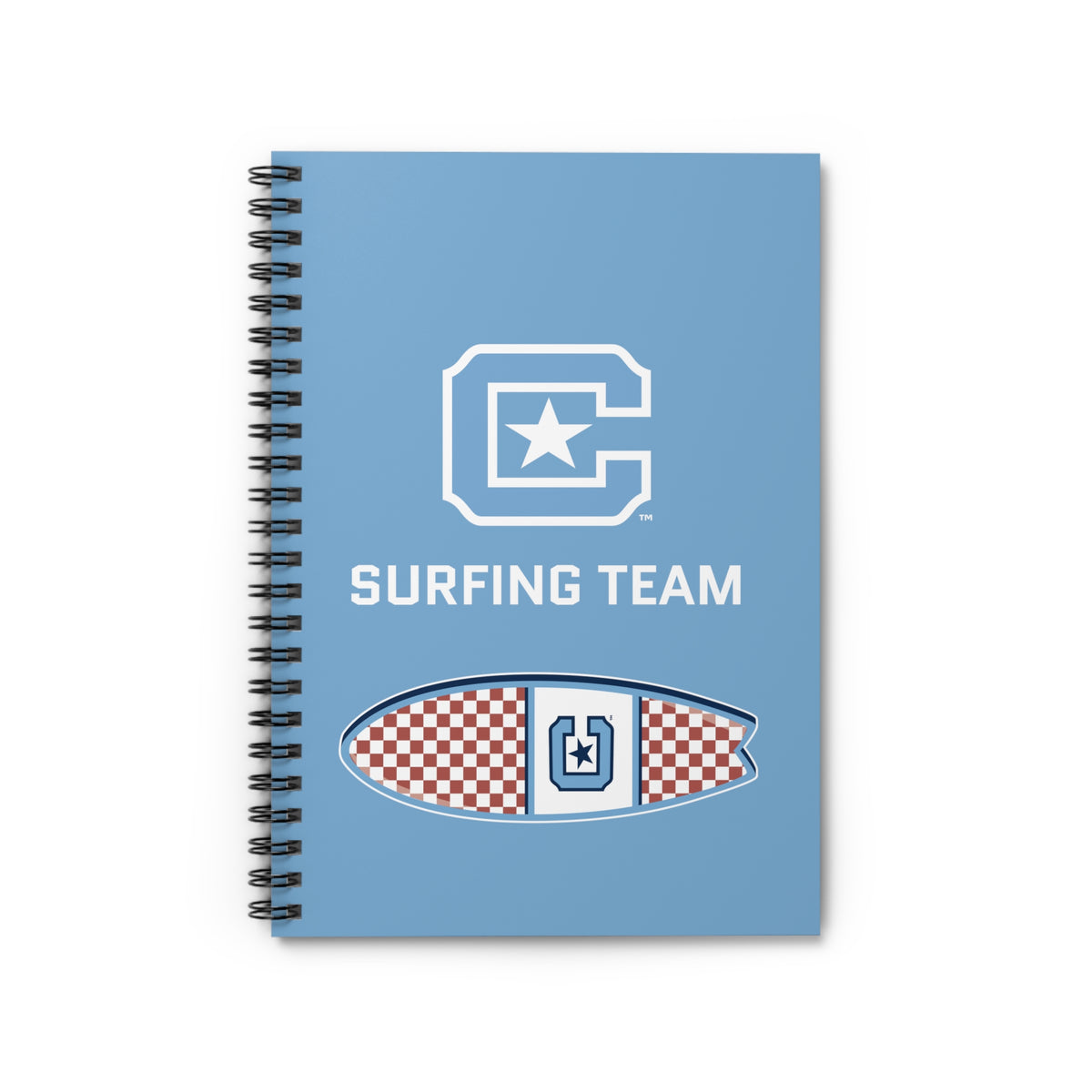 The Citadel, Surfing Team, Spiral Notebook - Ruled Line