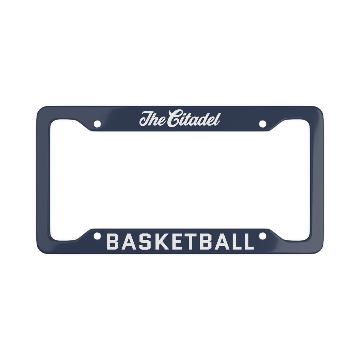 The Citadel,Basketball License Plate Frame