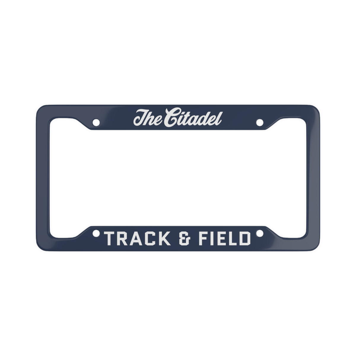 The Citadel, Track & Field License Plate Frame