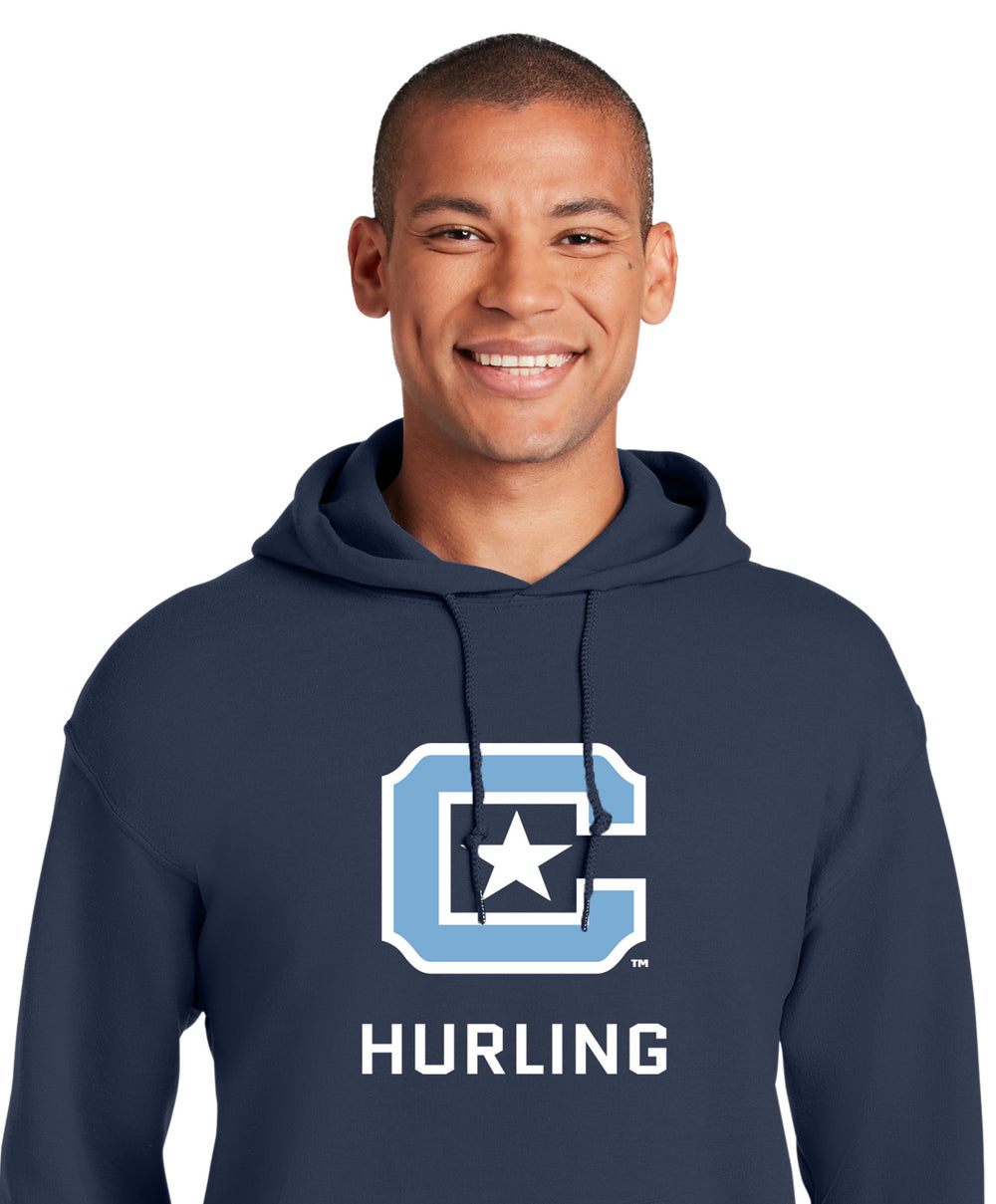The Citadel C, Club Sports - Hurling,  Heavy Blend™ Hooded Sweatshirt- Navy
