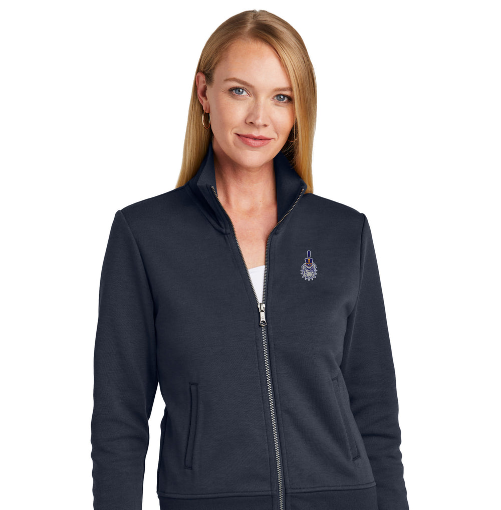 The Citadel, Spike Logo, Brooks Brothers® Women’s Double-Knit Full-Zip Jacket