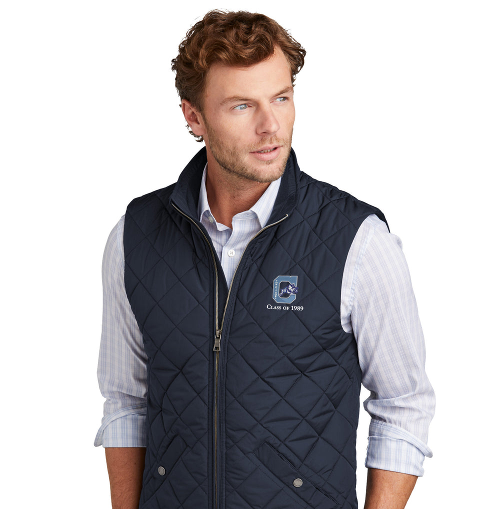 The Citadel, Vintage Jumping Bulldog, Class Of 1989, Brooks Brothers® Quilted Vest