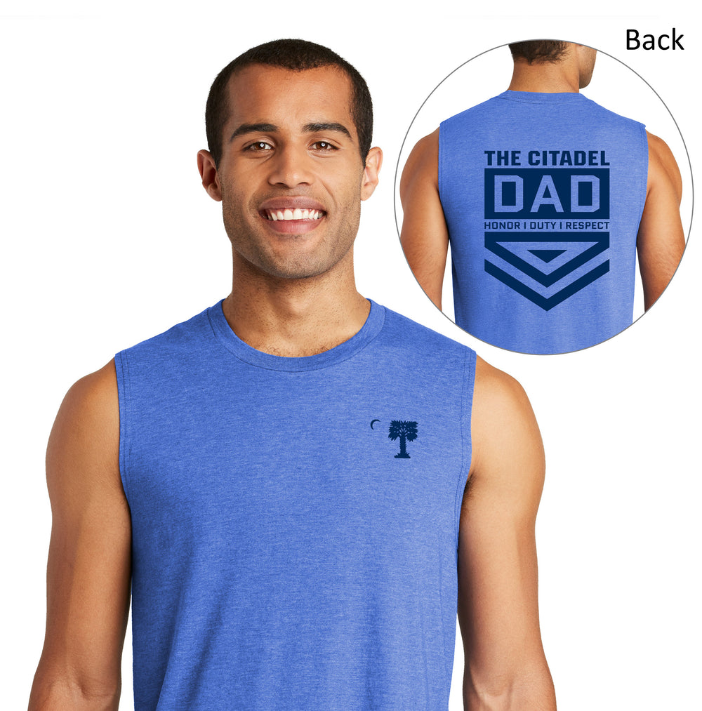 The Citadel Dad Muscle Tank- Royal Frost