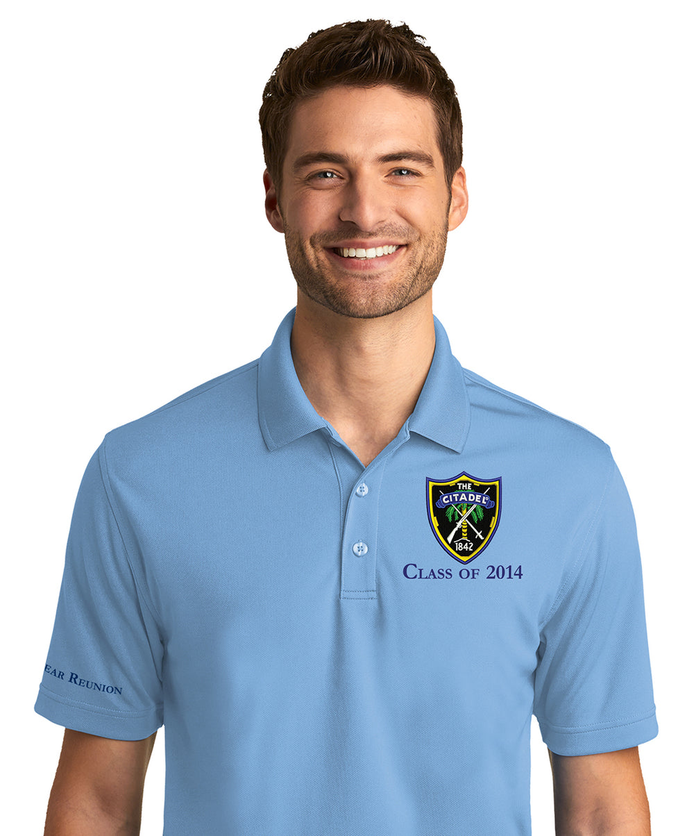 The Citadel 10 Year Reunion - Class of2019, The Citadel Shield UV Micro-Mesh Polo Shirt