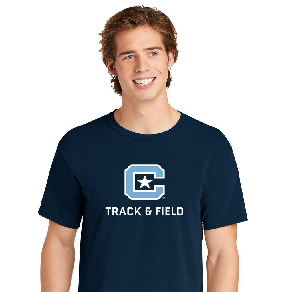 The Citadel C, Sports - Track & Field,  Comfort Colors ® Heavyweight Ring Spun Tee