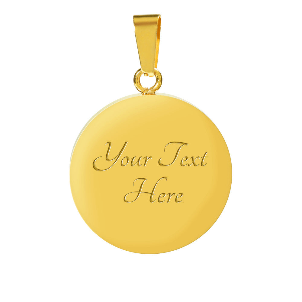 The Citadel, Barracks logo, Luxury Circle Bangle - Gold