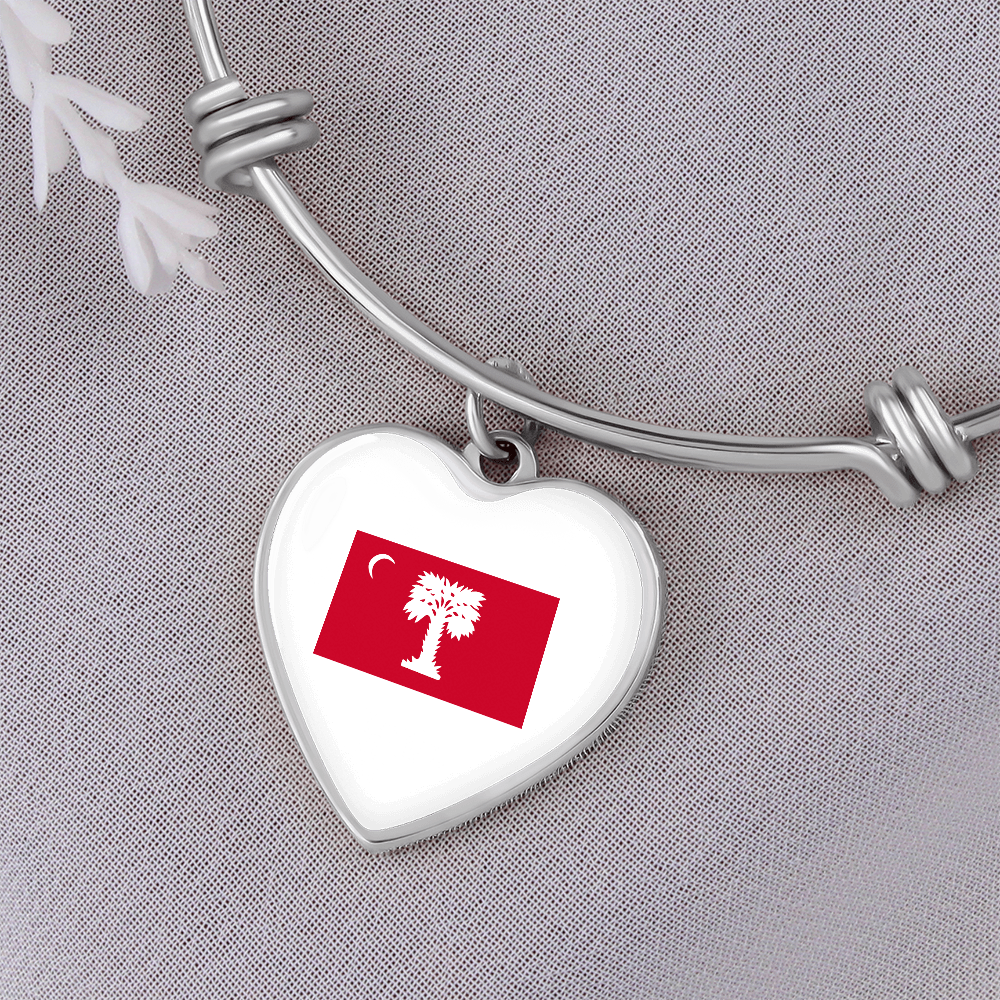 The Citadel, BRP Flag, Heart Bangle - Silver