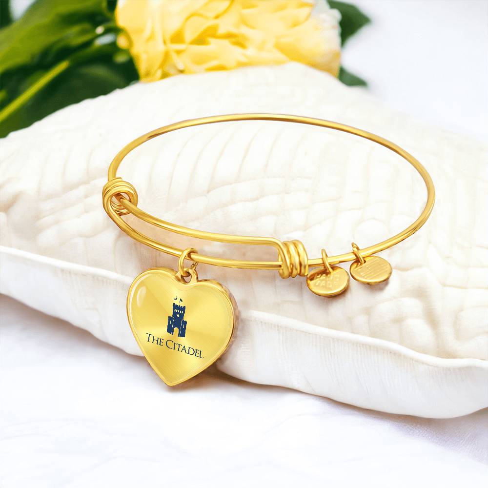 The Citadel, Barracks logo, Luxury Bangle, Engraving optional