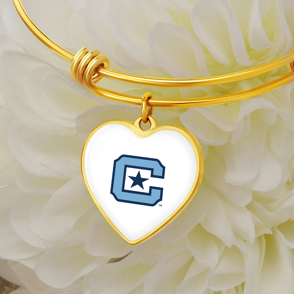 The Citadel, C - Star logo, Luxury Heart Bangle - Gold