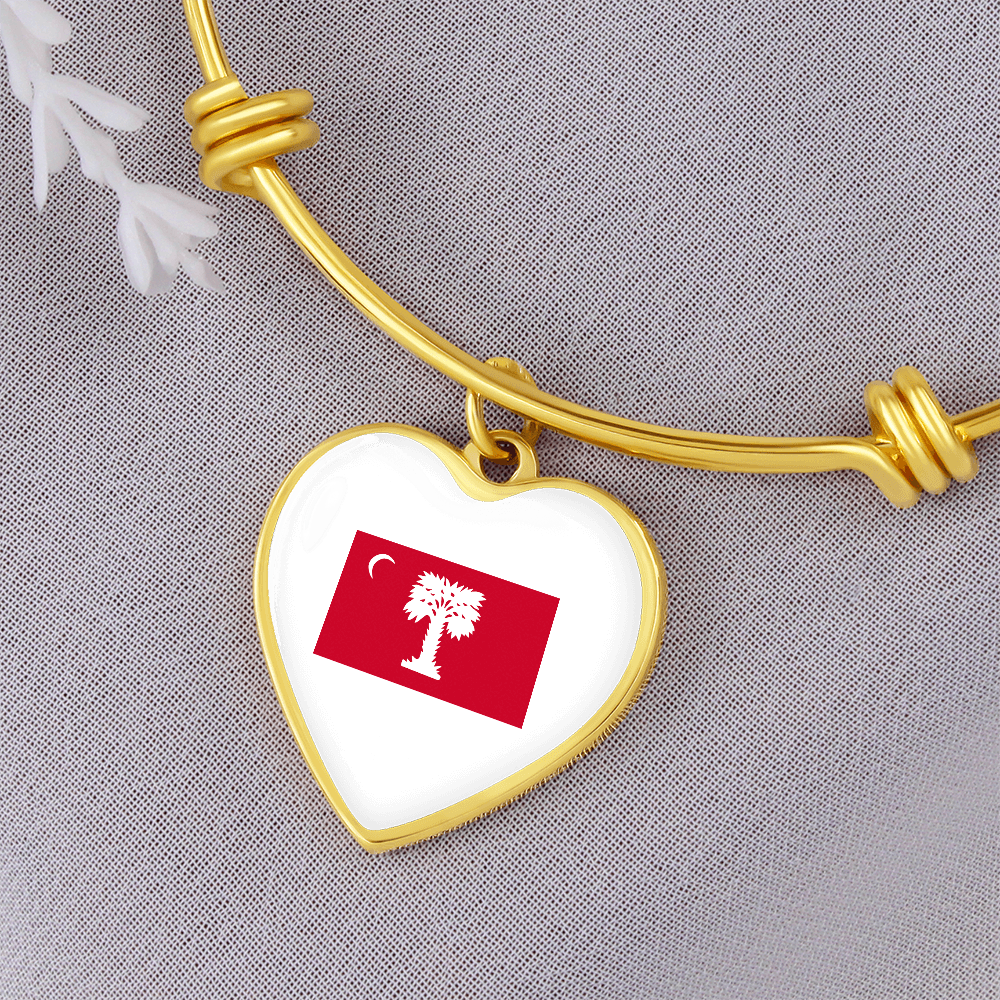 The Citadel, BRP Flag, Heart Bangle - Gold