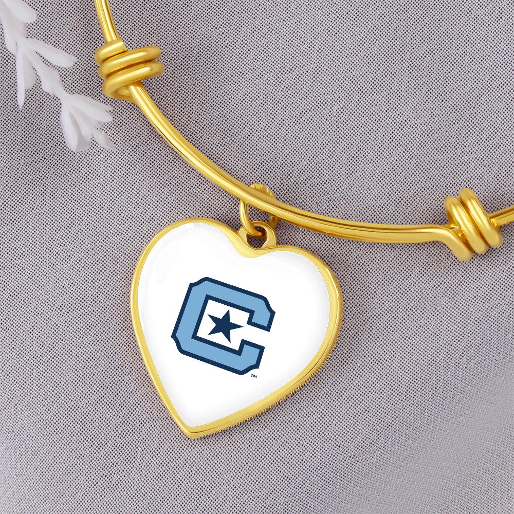 The Citadel, C - Star logo, Luxury Heart Bangle - Gold