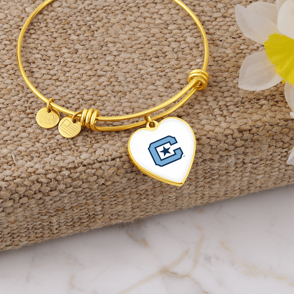 The Citadel, C - Star logo, Luxury Heart Bangle - Gold