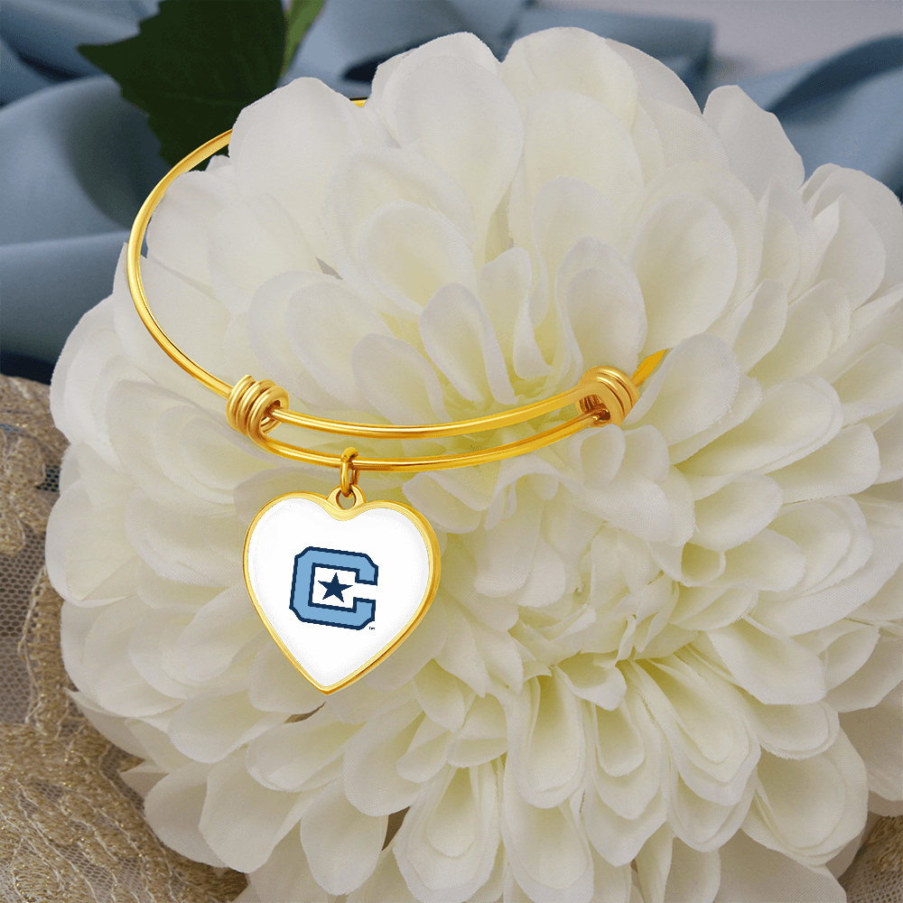 The Citadel, C - Star logo, Luxury Heart Bangle - Gold