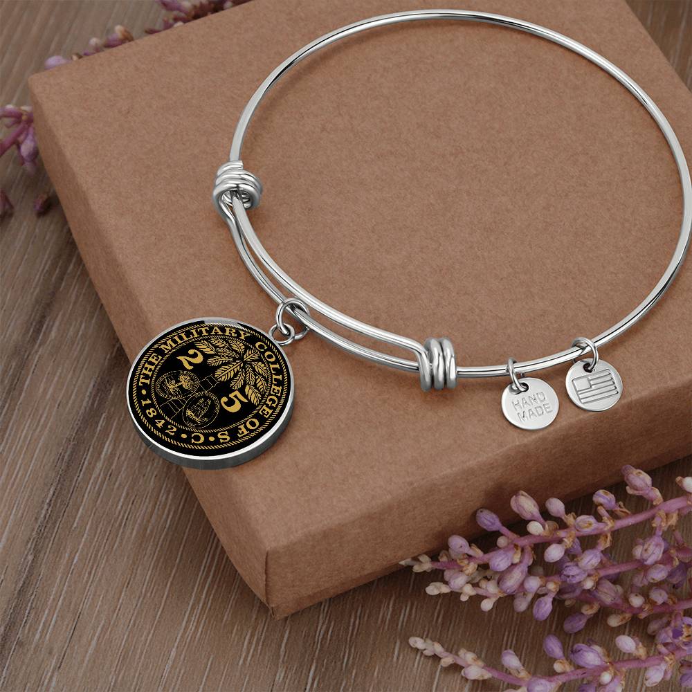 The Citadel, Class of YOUR YEAR,Optional engraveable Ring Bezel Pendant Bracelet