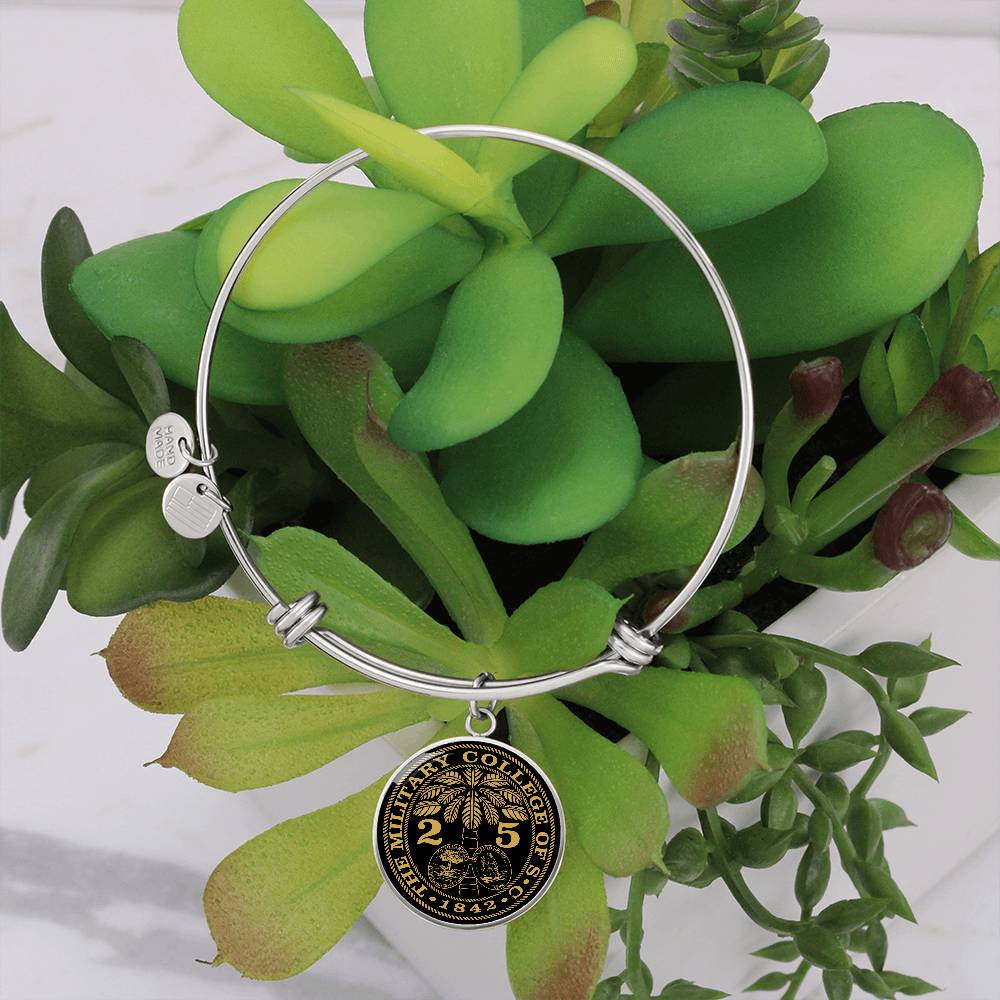 The Citadel, Class of YOUR YEAR,Optional engraveable Ring Bezel Pendant Bracelet