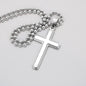 You Are My Rock Custom Engravable Cross Necklace