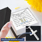 The Road Less Traveled Custom Engravable Cross Necklace