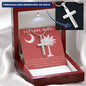 The Citadel Wife Custom Engravable Cross Necklace