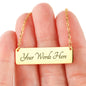 The Citadel Horizonal Bar Necklace