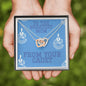 To The Greatest Mom Interlocking Heart Necklace