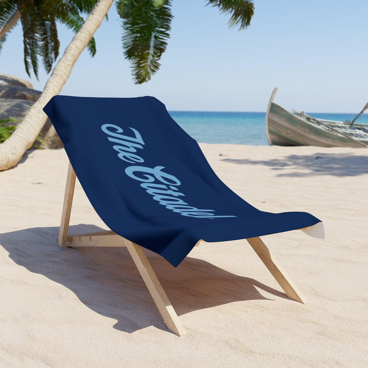 The Citadel Script Beach Towel-30"x60"