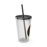 Load image into Gallery viewer, The Citadel, Ring Bezel, (Customized with your year), Sunsplash Tumbler with Straw, 16oz
