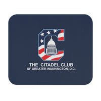 Load image into Gallery viewer, The Citadel, Alumni Club, Washington D.C. Club Logo, Navy Blue Mouse Pad (Rectangle)
