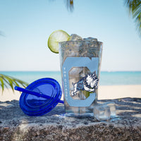 Load image into Gallery viewer, The Citadel, Vintage Jumping Bulldog, Sunsplash Tumbler with Straw, 16oz
