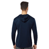 Load image into Gallery viewer, The Citadel Block C, Club Sports - Sailing, Bahama Performance Hooded Long Sleeve T-Shirt - Navy
