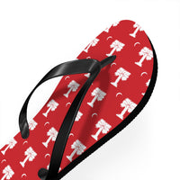 Load image into Gallery viewer, The Citadel, Big Red pattern, Flip Flops
