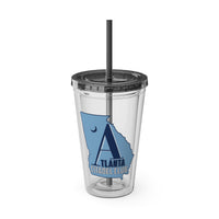 Load image into Gallery viewer, The Citadel, Atlanta Citadel Club Alumni, Sunsplash Tumbler with Straw, 16oz
