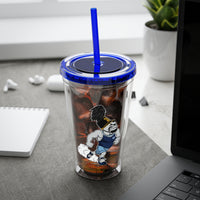 Load image into Gallery viewer, The Citadel, Running Spike, Sunsplash Tumbler with Straw, 16oz
