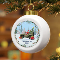 Load image into Gallery viewer, The Citadel, Jeep Spike, Christmas Ball Ornament
