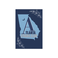 Load image into Gallery viewer, The Citadel, Atlanta Citadel Club, Alumni, Azalea, Navy Garden Banner
