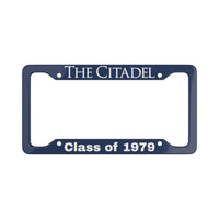 Load image into Gallery viewer, The Citadel Class of 1979 License Plate Frame
