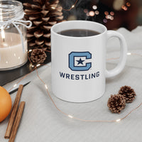 Load image into Gallery viewer, The Citadel Block C Logo, Sports Wrestling, Ceramic Mug 11oz
