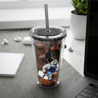 Load image into Gallery viewer, The Citadel, Running Spike, Sunsplash Tumbler with Straw, 16oz

