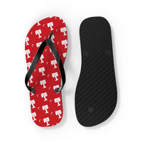 Load image into Gallery viewer, The Citadel, Big Red pattern, Flip Flops
