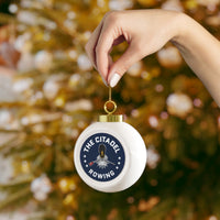 Load image into Gallery viewer, The Citadel, Club Sports, Rowing, Christmas Ball Ceramic Ornament
