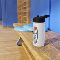 Load image into Gallery viewer, The Citadel, Surfing, Stainless Steel Water Bottle, Standard Lid
