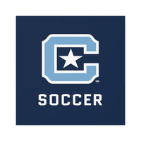 Load image into Gallery viewer, The Citadel, Sports Club, Soccer Square Stickers, Indoor\Outdoor
