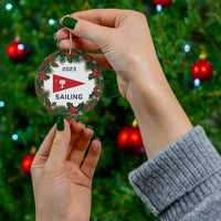 Load image into Gallery viewer, The Citadel Club, Burgee, Ceramic Ornament
