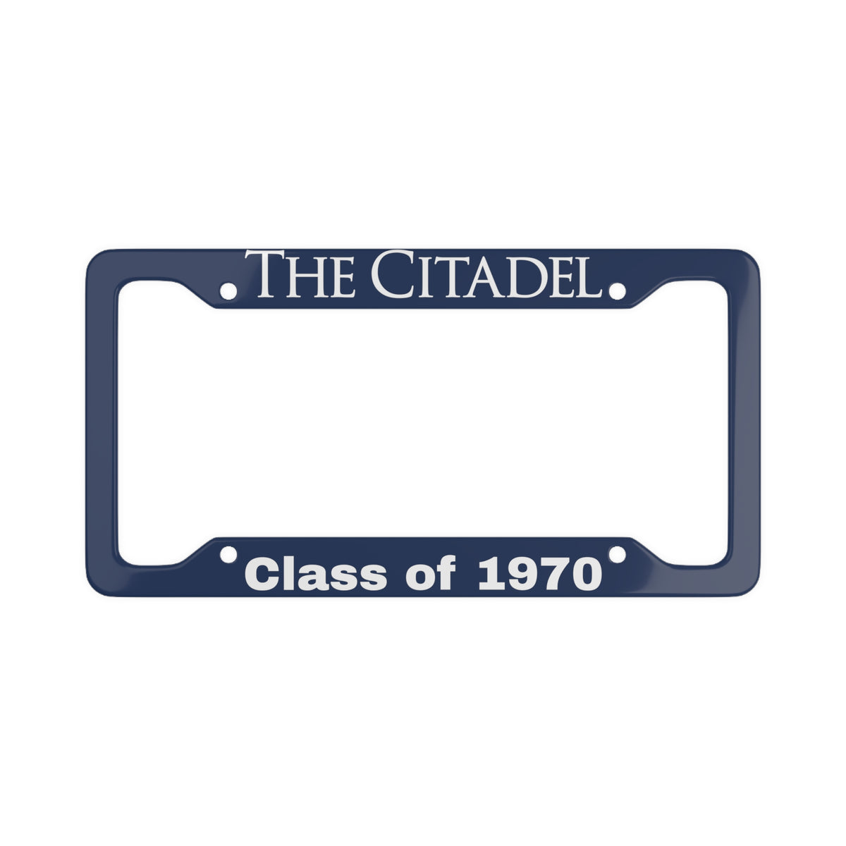 The Citadel Class of 1970 License Plate Frame