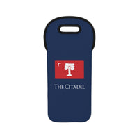 Load image into Gallery viewer, The Citadel, Big Red, Wine Bottle Tote Bag
