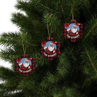 Load image into Gallery viewer, The Citadel, Santa Spike, Ceramic Ornaments, 2-Side Print, Snowflake (1pc, 3pcs, 5pcs, 10pcs)
