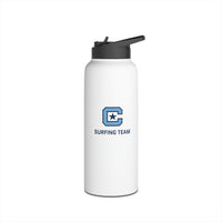 Load image into Gallery viewer, The Citadel, Surfing Team, Stainless Steel Water Bottle, Standard Lid
