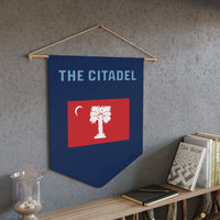 Load image into Gallery viewer, The Citadel, Big Red Flag, Wall Pennant
