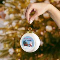 Load image into Gallery viewer, The Citadel, Santa Spike, Happy Holidays!, Christmas Ball Ornament
